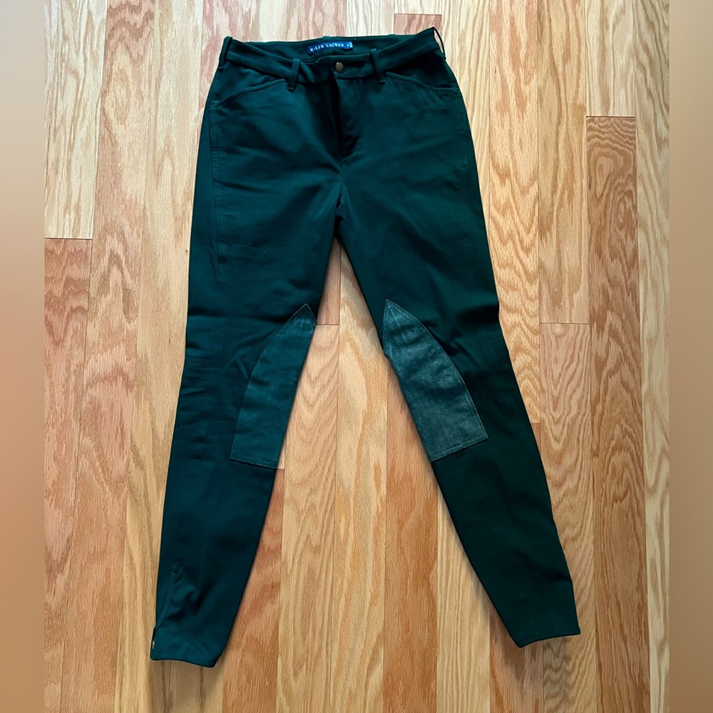 Like new, size 4 Dark Green Ralph Lauren collection jodphurs.